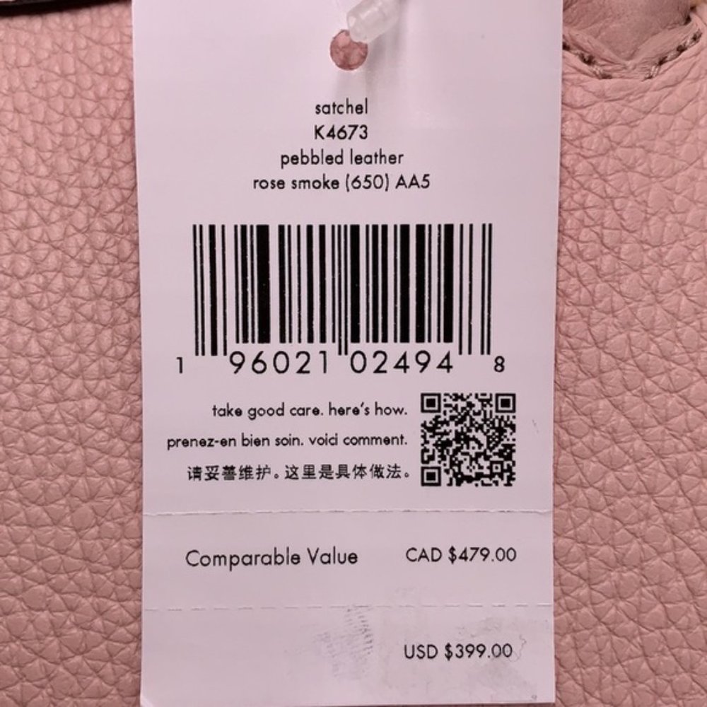 Kate Spade Mimi Satchel Rose Smoke - Picture 12 of 16